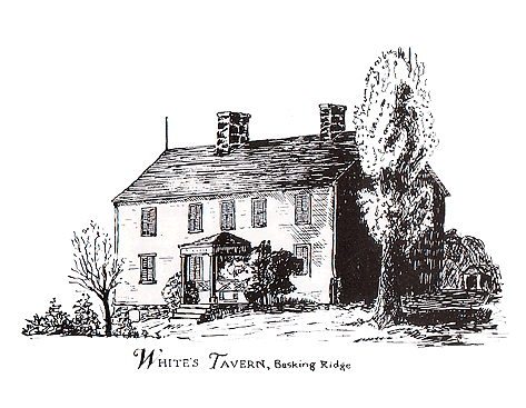 Widow Whites Tavern in Basking Ridge, New Jersey - Mr. Local History Archive #mrlocalhistory