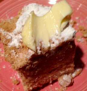 Crumb Cake with Butter