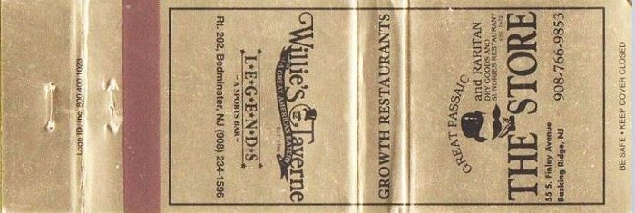 Old Restaurants in Basking Ridge, Bernardsville, Bedminster, Peapack & Gladstone - Pubs - - Mr. Local History Archive #mrlocalhistory
