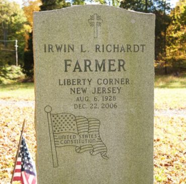 Irwin Richard Headstone