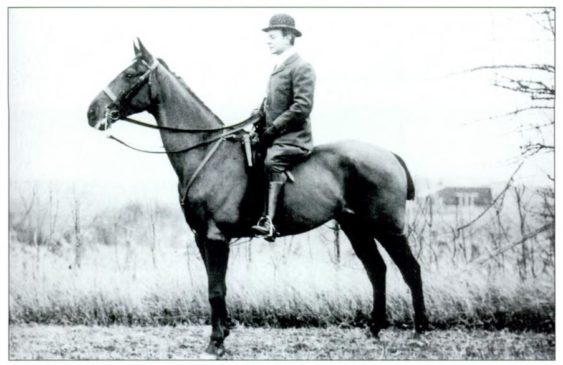 IF you need to know one person, the man is Charles Pfizer on his horse Duke of York in 1902 - The Mr. Local History Project believes that he is the "Father of the Race".