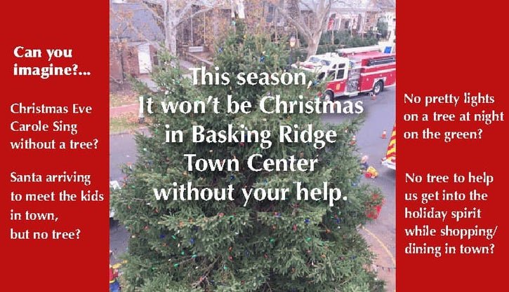 2019 - The Basking Ridge Fire Company tree request on social media.
