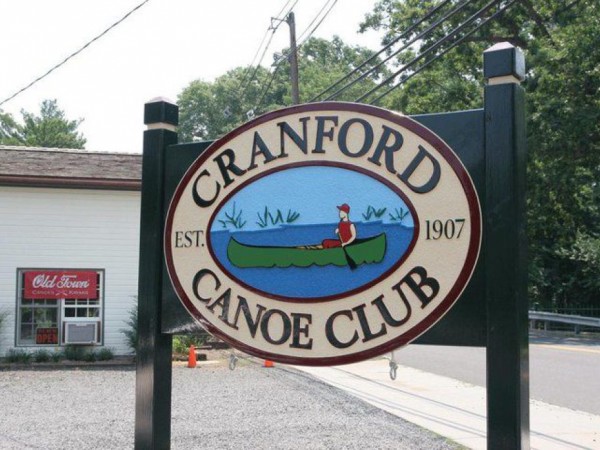 Current Cranford Canoe Club Sign
