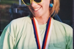 Jill with Olympic Medal