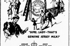 A great milk ad from the Bernardsville News back in 1944.