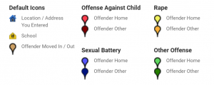 sex offender crime map