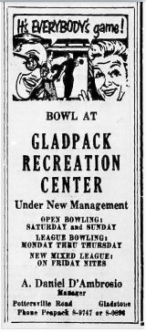 Bowling in the Somerset Hills New Jersey- Mr. Local History Archive #mrlocalhistory