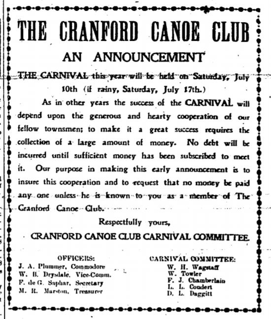 Growing up at the Cranford Canoe Club - Mr. Local History Archive #mrlocalhistory