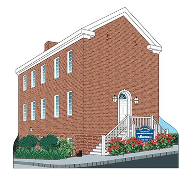 Rendering of the Brick Academy off Oak Street and Finley Avenue in Basking Ridge, New Jersey