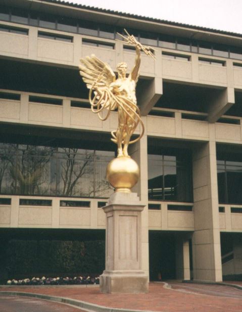 Golden Boy at AT&T World Headquarters in Basking Ridge, New Jersey