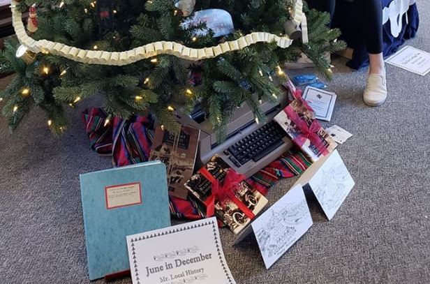 June In December Holiday Tree Honors former Bernards Township Historian June Kennedy