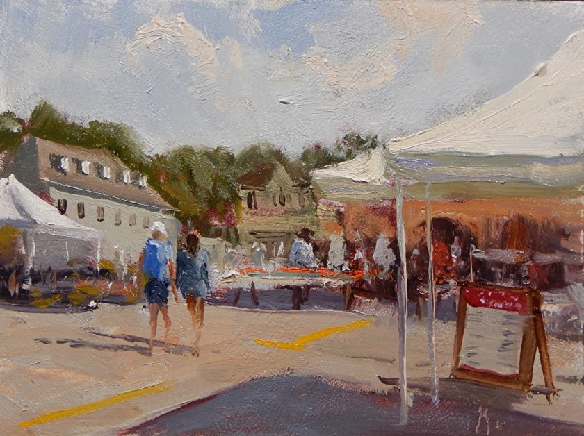 Bernardsville Market. Artist - Paul Bachem