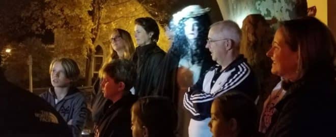 The Haunted History walking tour of Basking Ridge Village - Join the Mr Local History project fundraiser.