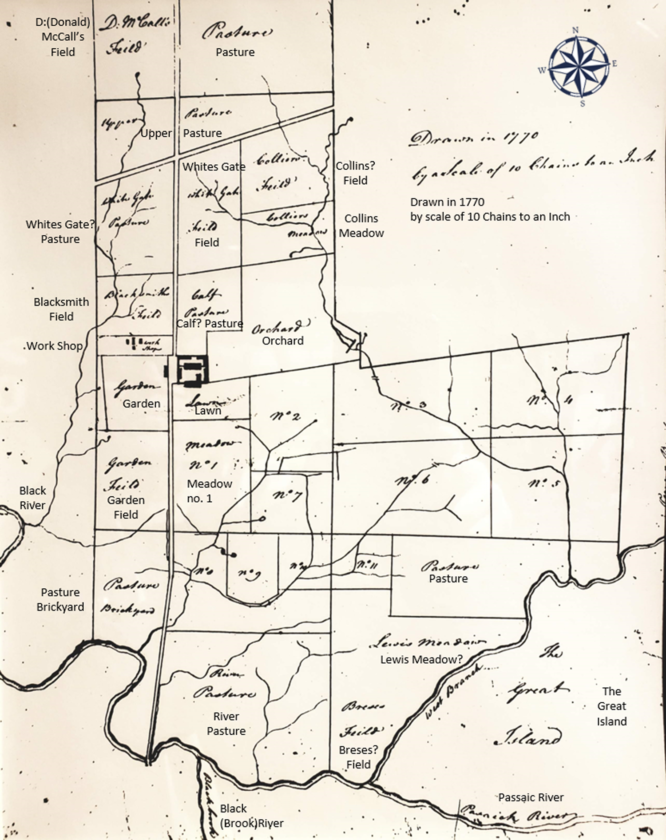 Lord-Stirling-Property-c1770 Mr Local History. We're still trying to identify a few of the named areas with a ? So if you read "Colonial" let us know your thoughts.