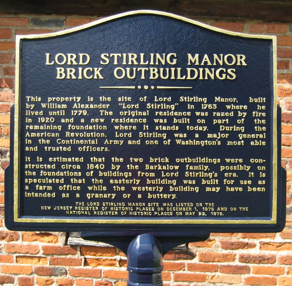 Stirling Manor started construction in 1761 and completed it in 1763. The area was later listed on the State and National Registries of Historic Places on May 22, 1978.