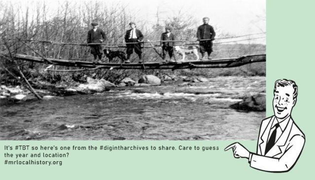 The Pottersville Bridge in northern Bedminster c.1910