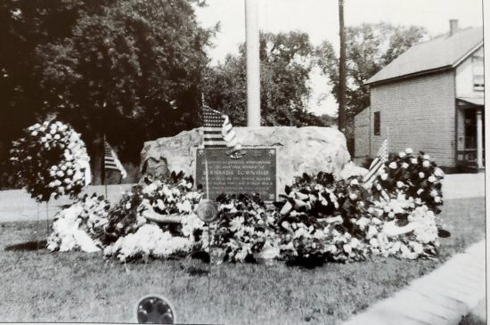 Liberty Corner Veterans Plaque 1949