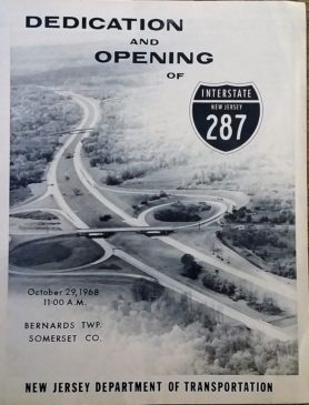 Route 287 Dedication Brochure October 21,1967