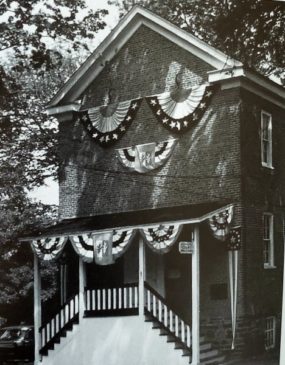 The Township Hall Bernards Township back in 1960 celebrating the Bicentennial.