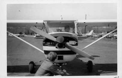 Deborah-Lewis preparing for her first solo October 17, 1970