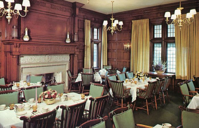 The dining area at Natirar's Kate Macy Ladd center