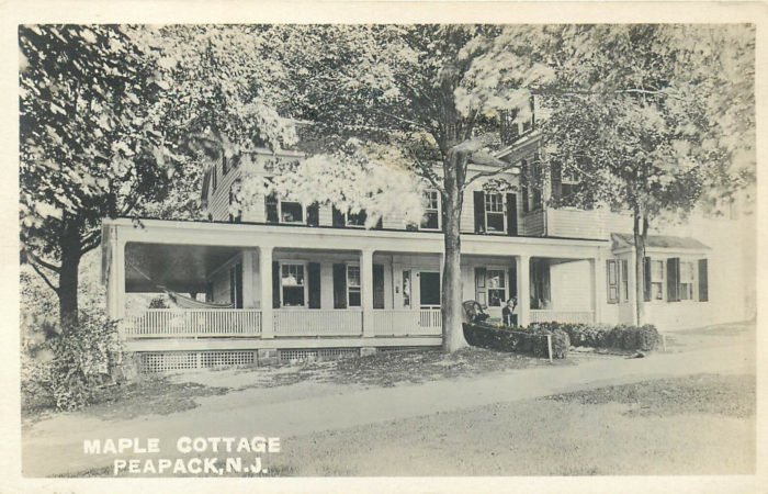 Kate Macy Ladd Maple Cottage was just off Peapack Road at 44 Main Street today - Mr Local History Project