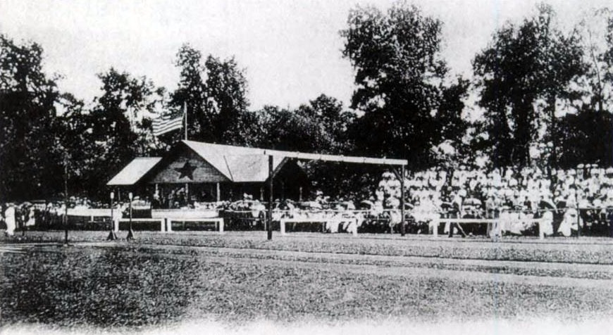 The Field at the Far Hills Fairgrounds is named after J. Belcher of Far Hills