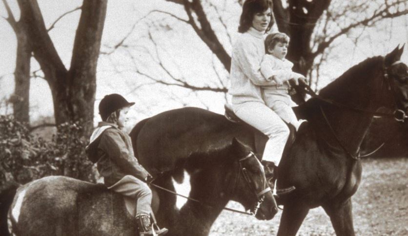 Jackie Kennedy with kids