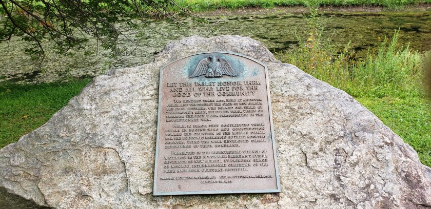 Waterloo-Village Plaque - Mr Local History