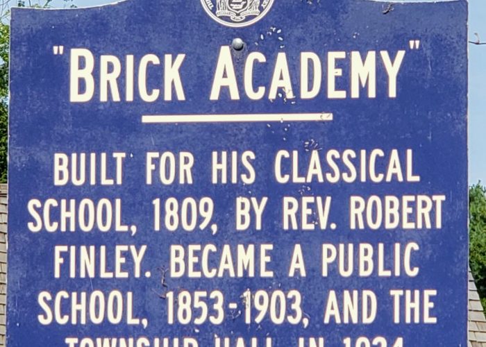 Brick Academy Historic Marker 2020 - Mr Local History Project