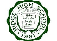 The Ridge High School logo was launched in 1961