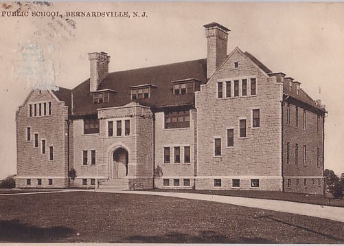 Olcott School Bernardsville just after it was erected.