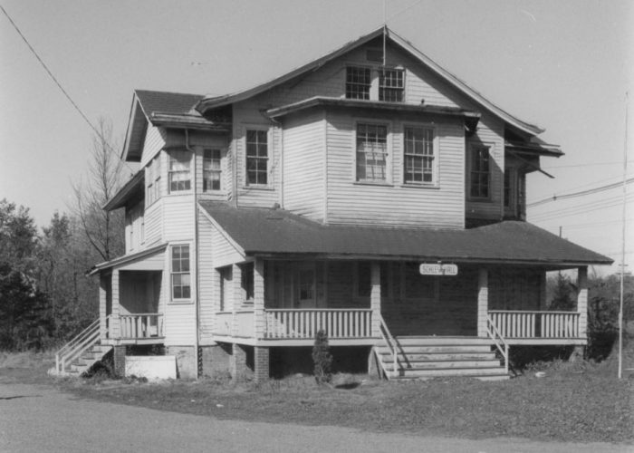 Far Hills School and Schley Hall before being Torn Down-Fairgrounds - 1968