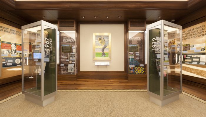 The Jack Nicklaus Room in the USGA's Museum at United States Golf Association in Far Hills, N.J. as seen on Tuesday, May 19, 2015. (Copyright USGA/Jonathan Kolbe)
