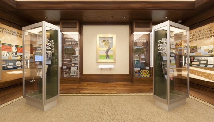 The Jack Nicklaus Room in the USGA's Museum at United States Golf Association in Far Hills, N.J. as seen on Tuesday, May 19, 2015. (Copyright USGA/Jonathan Kolbe)