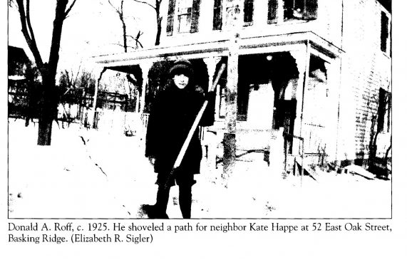 1925 Snow storm Basking Ridge