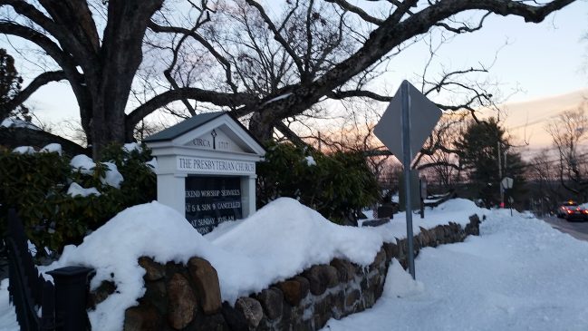 2016 snowstorm Basking Ridge