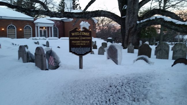 2016 snowstorm Basking Ridge