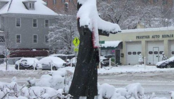 Millicent Fenwick statue - Bernardsville - Mr. Local History