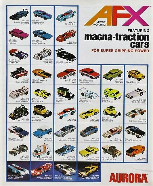AFX Reproduction SUPER Magna Traction Slot Car Box Labels!!! 