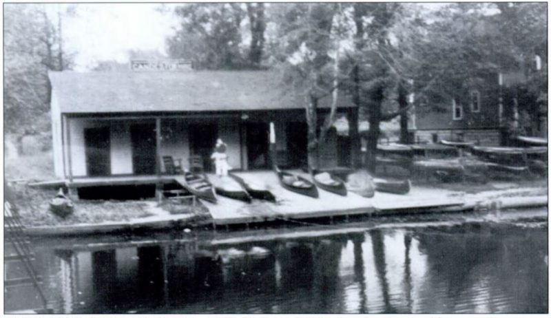 Cranford Canoe Club when it was known as the Ulhigh Canoe Club in 1915.