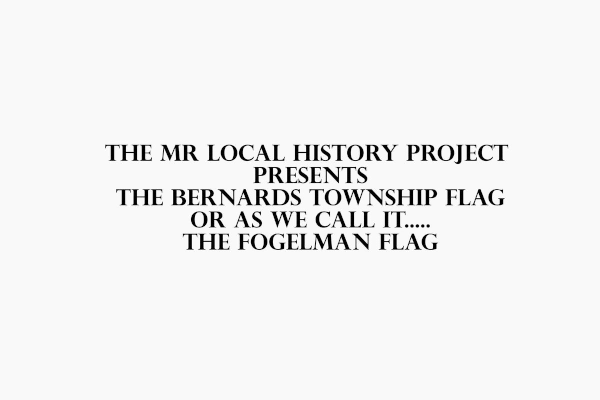 The official flag of Bernards Township