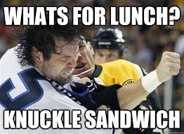 Another famous NJ favorite - the knuckle sandwich