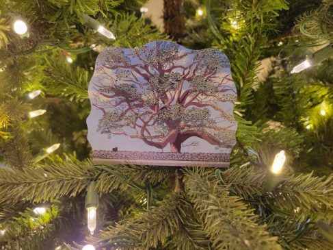 Basking Ridge Oak Tree Historic Ornament