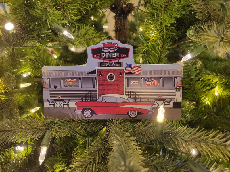 Jersey Diner Wooden Ornament