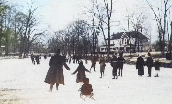 Skating Cranford - Artist rendering - Jean Kreiling