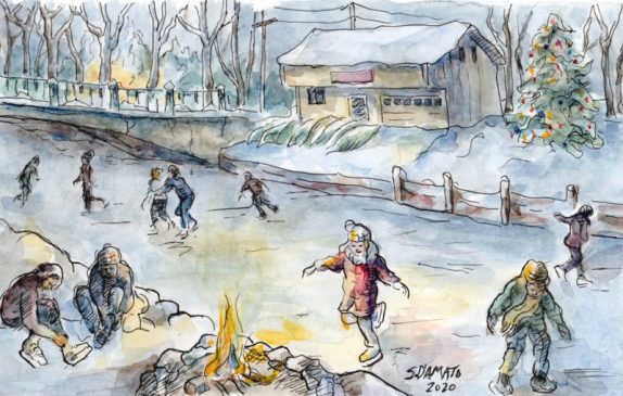 Steve-Damato-Cranford-Skating-Art - Gift cards are available as this was done in 2020