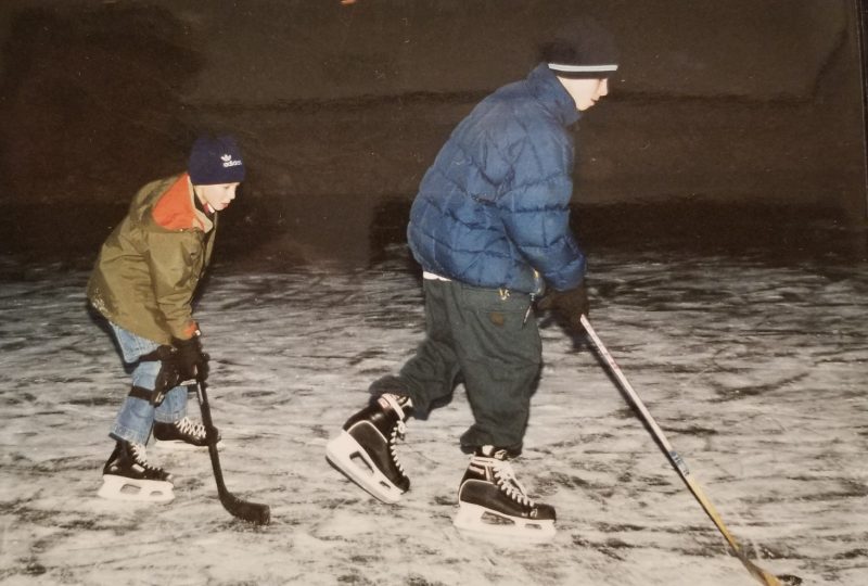 Tylor Schott (left)-Hampton Park-2000 Skating Cranford