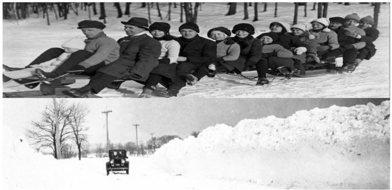 Snowstorm and Sledding Somerset Hills - Mr Local History Project