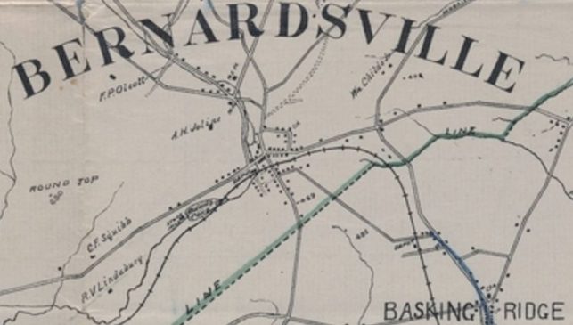 The Basking Ridge Speedway Of 1907 Mr Local History Bernards Map 1900 643x365 